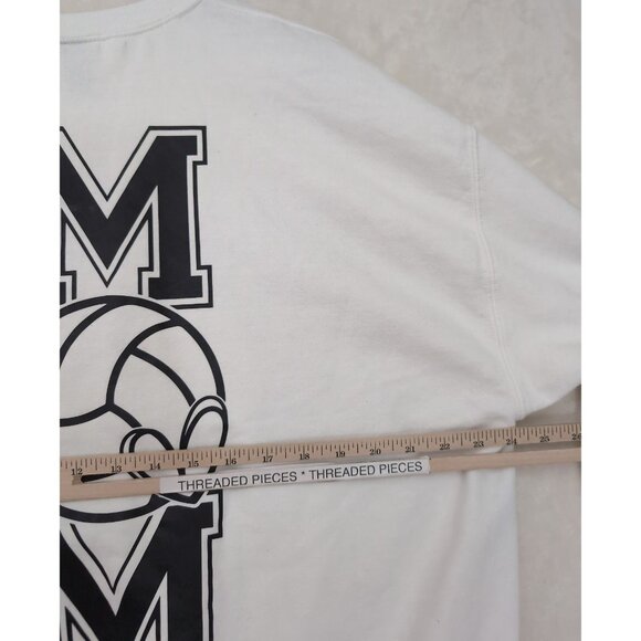 Volleyball Mom Sweatshirt Womens XL White Pullover Crew Neck‎ Long Sleeve - Picture 9 of 10